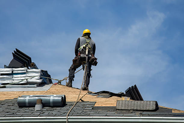 Professional Roofing technician working in Eckley, CO